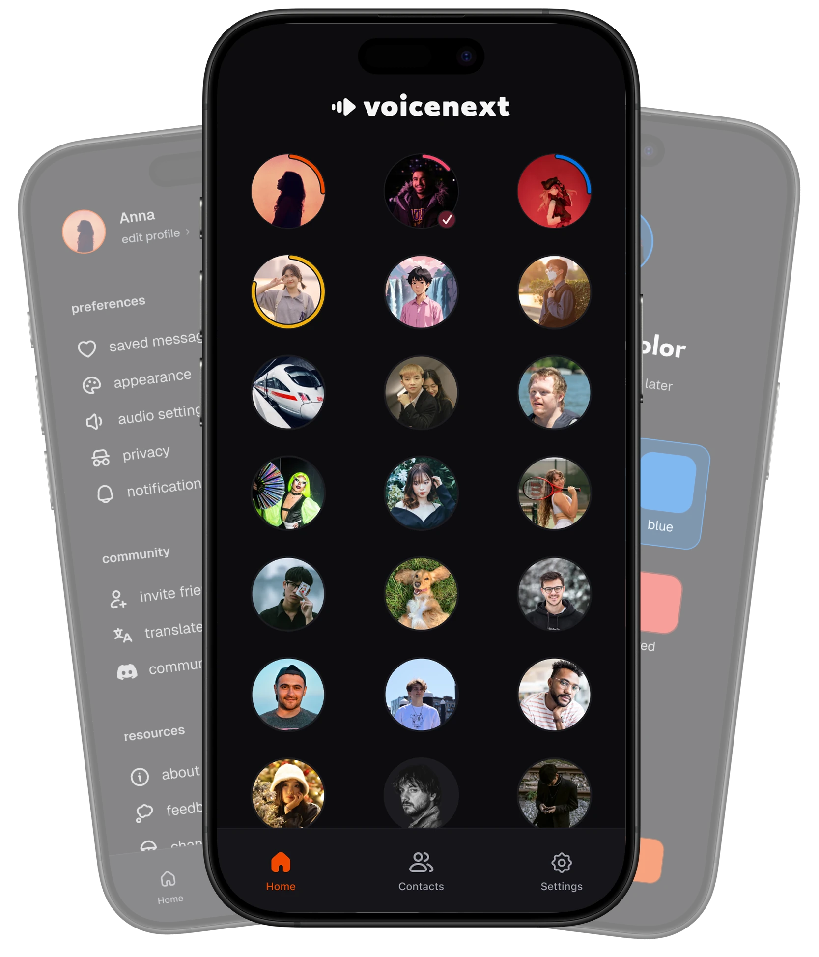 voicenext app mockup